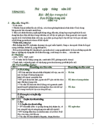 Giáo án Tiếng Việt Lớp 2 - Sách Chân trời sáng tạo - Tuần 11