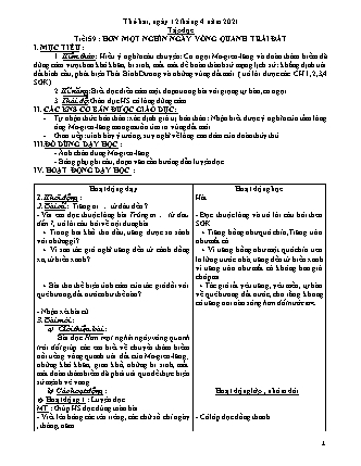 Giáo án điện tử Lớp 4 - Tuần 30 - Năm học 2020-2021