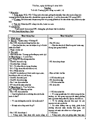 Giáo án điện tử Lớp 4 - Tuần 33 - Năm học 2020-2021